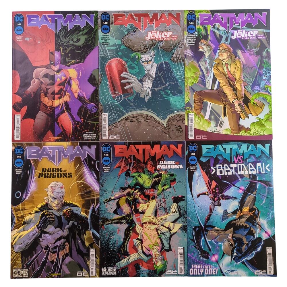 Batman 2024 Lot 141 142 144 145 146 148 DC Comics NM Zdarsky Jimenez Joker Ivy